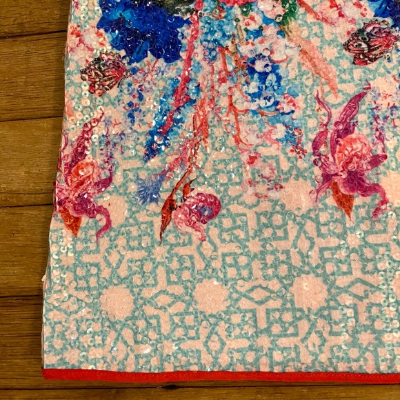 DREAM DAILY (Nordstrom) Sequin Floral Top NWT! - Picture 5 of 9